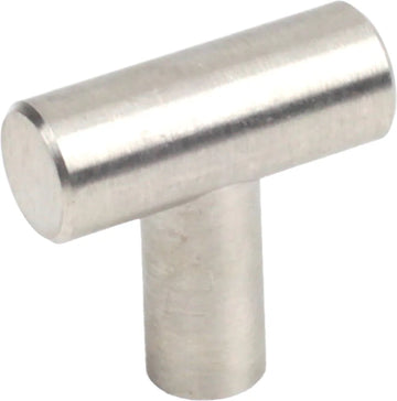 Stainless Steel T-Knob, 1-3/8-Inch Diameter, Brushed