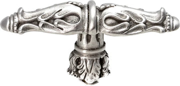 Acanthus leaves large knob Romanesque style with column base 1047