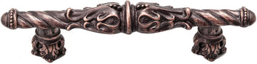Acanthus 3'' cc pull Romanesque style with column base 1048-22