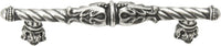 Acanthus 4'' cc pull Romanesque style with column base in Chalice. 1049-9