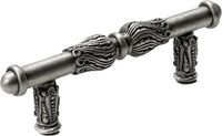 Acanthus 3'' cc pull with feather scroll 1050-11