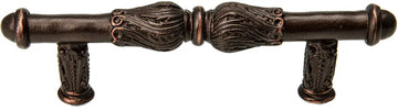 Acanthus 3'' cc pull with feather scroll 1050-22