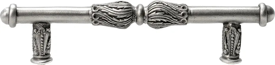 Acanthus 4'' cc pull with feather scroll 1051-11