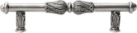 Acanthus 4'' cc pull with feather scroll 1051-11