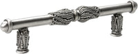 Acanthus 4'' cc pull with feather scroll 1051-11