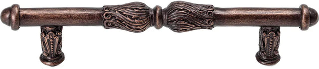 Acanthus 4'' cc pull with feather scroll 1051-22