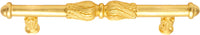 Acanthus 4'' cc pull with feather scroll 1051-8