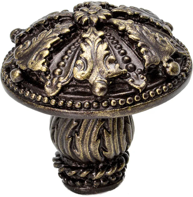 Acanthus med knob Renaissance style with feather scroll foot 1060-3