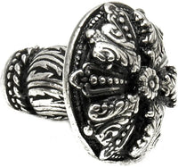 Acanthus med knob Renaissance style with feather scroll foot 1060-9