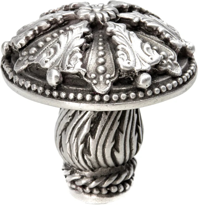 Acanthus large knob Renaissance style with feather scroll foot 1061