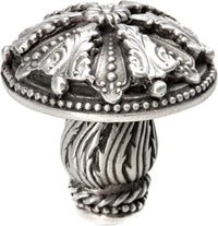 Acanthus large knob Renaissance style with feather scroll foot 1061