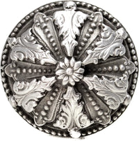 Acanthus large knob Renaissance style with feather scroll foot 1061-11
