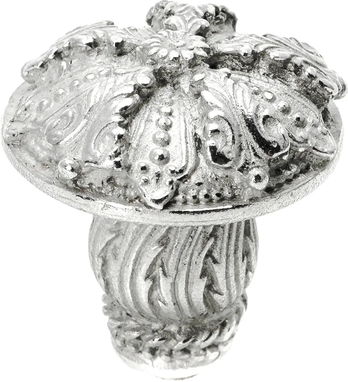 Acanthus large knob Renaissance style with feather scroll foot 1061-24
