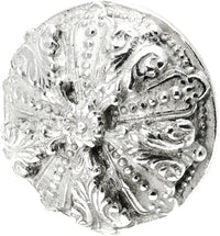 Acanthus large knob Renaissance style with feather scroll foot 1061-24
