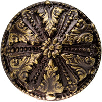Acanthus large knob Renaissance style with feather scroll foot 1061-3