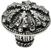 Acanthus large knob Renaissance style with feather scroll foot 1061-9