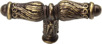 Acanthus knob with feather scroll 1065-3