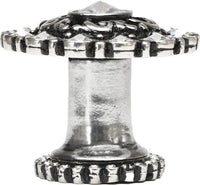 Cache Caché large round multi crystals knob with halo platform with Swarovski Clear Crystals 1203H-9C