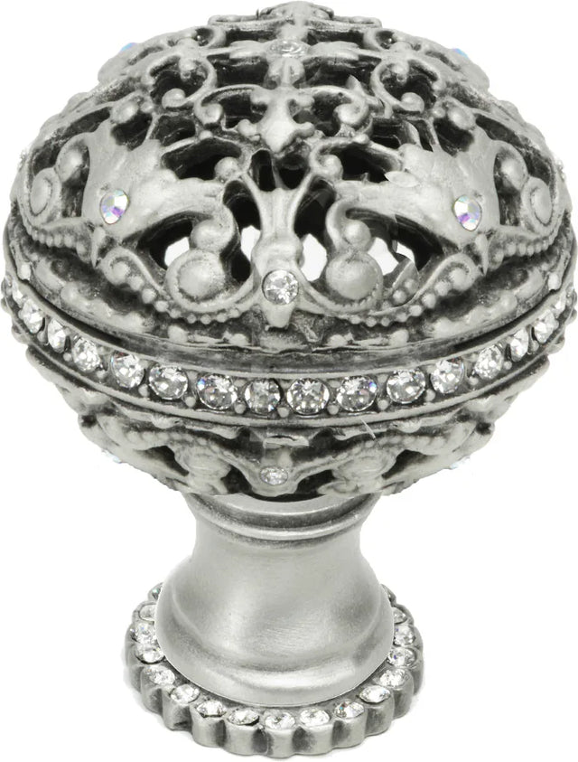 Juliane Grace large knob full round with Swarovski Clear Crystals 134H-11C