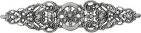 Juliane Grace elongated escutcheon with Swarovski Crystals 135