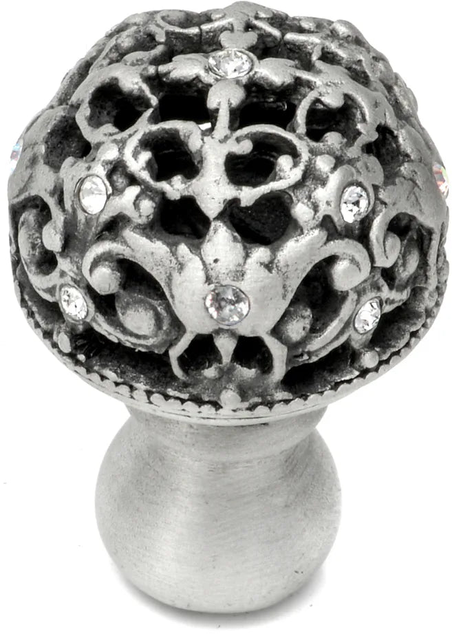 Juliane Grace medium knob full round with Swarovski Crystals 139