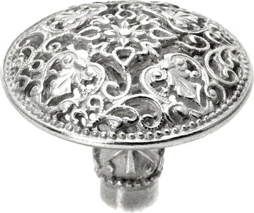 Juliane Grace large knob in Platinum. 142-24