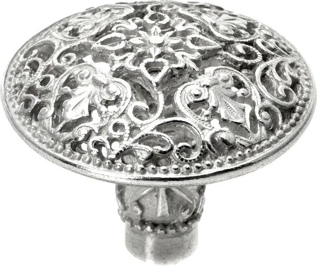 Juliane Grace large knob in Platinum. 142-24