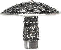 Juliane Grace large knob with 17 Swarovski Clear & Aurore Boreale Crystals 146-9CAB