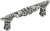 Juliane Grace 3'' cc pull with 12 Swarovski Clear & Aurore Boreale Crystals 147-11CAB