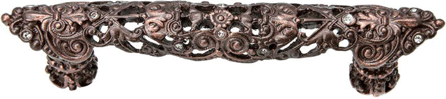Juliane Grace 3'' cc pull with 12 Swarovski Clear Crystals 147-22C