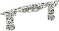 Juliane Grace 3'' cc pull with 12 Swarovski Clear & Aurore Boreale Crystals 147-24CAB