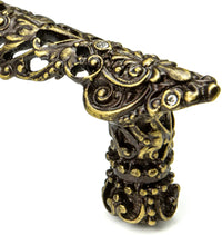 Juliane Grace 3'' cc pull with 12 Swarovski Clear Crystals 147-3C