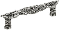 Juliane Grace 4'' cc pull with Swarovski Clear & Aurore Boreale Crystals 149-11CAB
