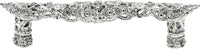 Juliane Grace 4'' cc pull with Swarovski Clear & Aurore Boreale Crystals 149-24CAB