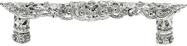 Juliane Grace 4'' cc pull with Swarovski Clear & Aurore Boreale Crystals 149-24CAB