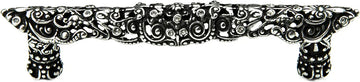Juliane Grace 4'' cc pull with Swarovski Clear Crystals 149-9C