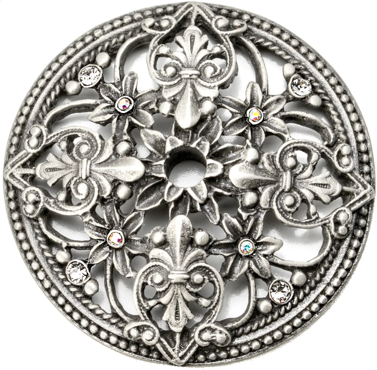 Juliane Grace escutcheon with Swarovski Crystals 155