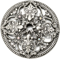 Juliane Grace escutcheon with Swarovski Crystals 155