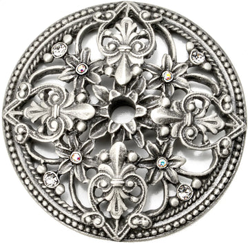 Juliane Grace escutcheon with Swarovski Crystals 155