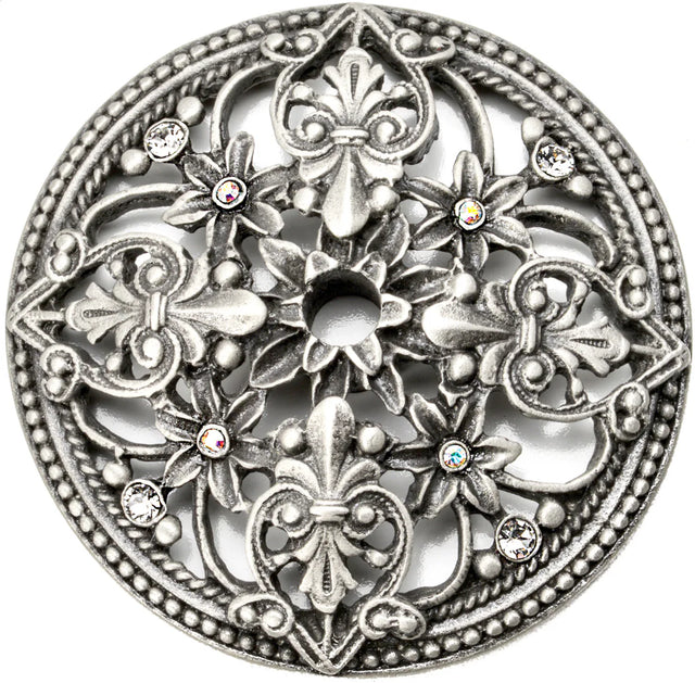 Juliane Grace escutcheon with Swarovski Crystals 155