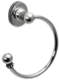 Classic/Beaded Classic swing towel reeded ring left 1611R-9