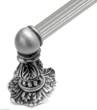 Acanthus 24'' cc towel bar Renaissance style with 5/8'' reeded center 1639R-11