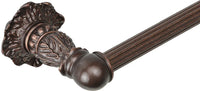 Acanthus 24'' cc towel bar Renaissance style with 5/8'' reeded center 1639R-22