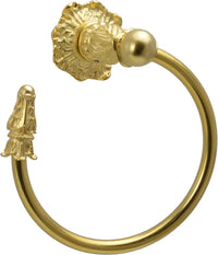 Acanthus swing towel smooth ring left Renaissance style 1645-8
