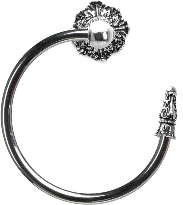 Acanthus swing towel smooth ring left Renaissance style 1645-9