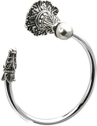 Acanthus swing towel smooth ring left Renaissance style 1645-9