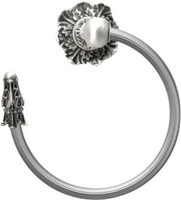 Acanthus swing towel reeded ring left Renaissance style 1645R-11