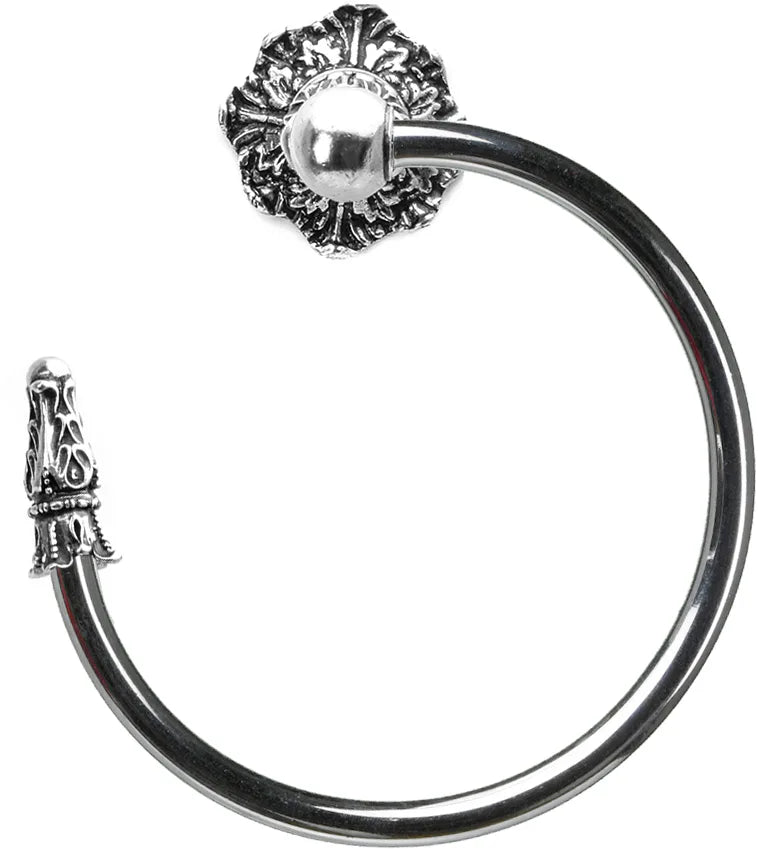 Acanthus swing towel smooth ring right Renaissance style 1646-9