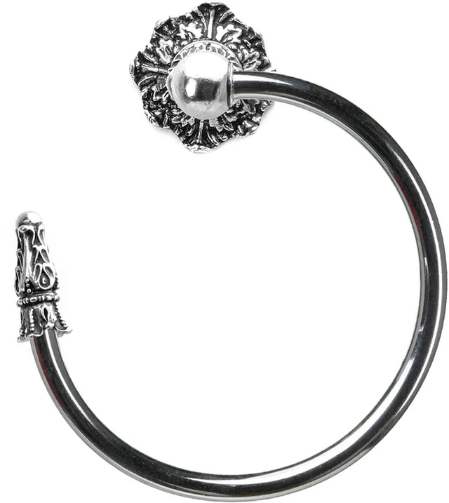 Acanthus swing towel smooth ring right Renaissance style 1646-9