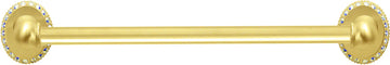 Caché 16'' cc towel bar 5/8'' smooth center w/ Swarovski Aurore Boreale Crystals 1706-8AB